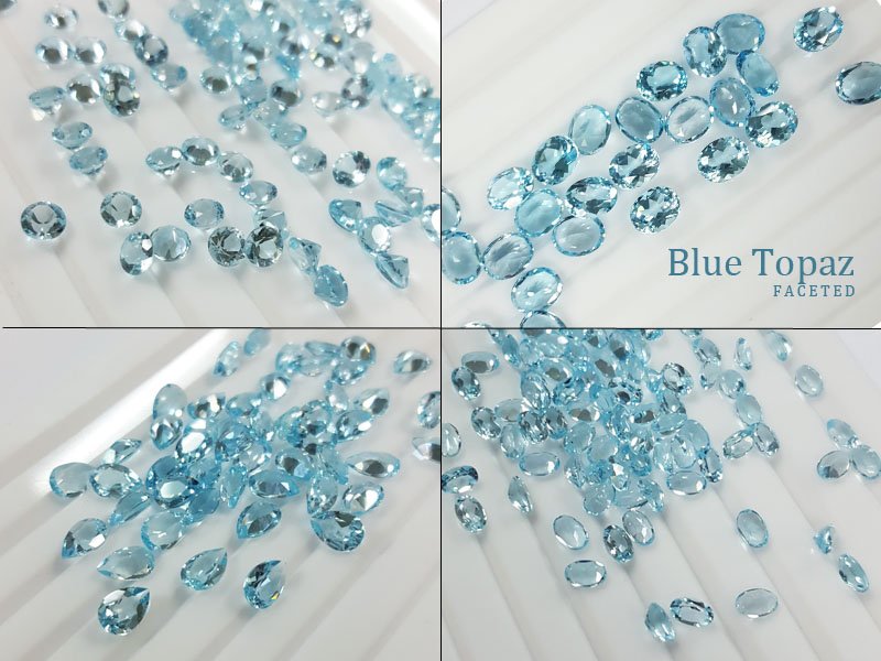 Blue Topaz Faceted